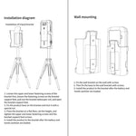 YAD-001 Termómetro Infravermelho + Dispensador de Esterilização Automático com Sensor Infravermelho e Suporte com Tripé, YAD-001