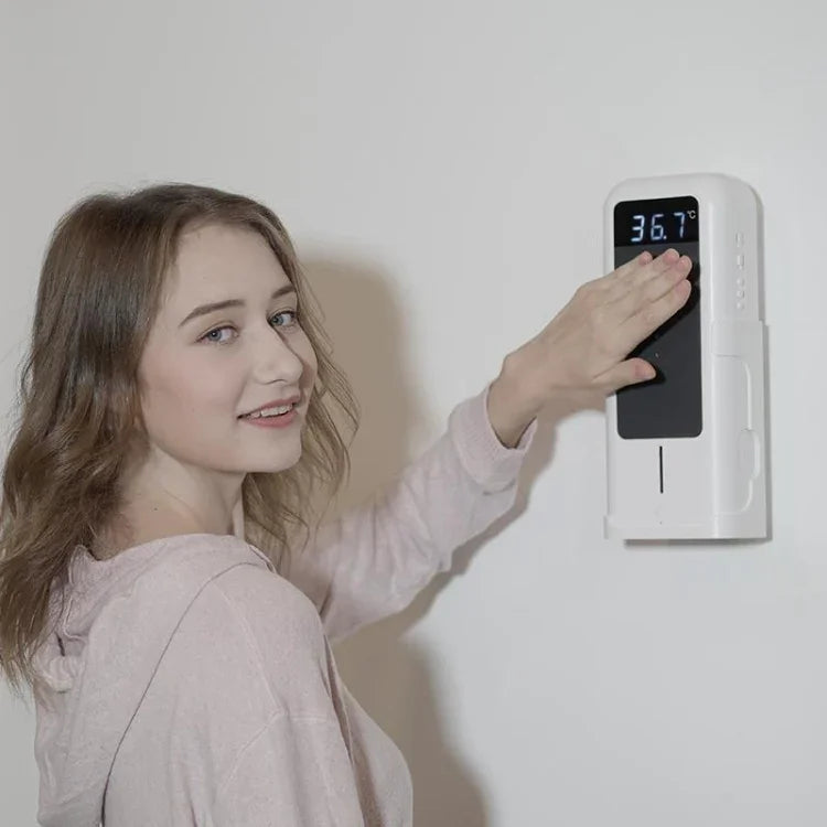 YAD-001 Termómetro Infravermelho + Dispensador de Esterilização Automático com Sensor Infravermelho e Suporte com Tripé, YAD-001