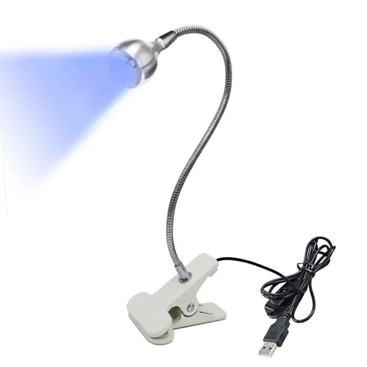 Lâmpada de Desinfeção UV com Clipe para Braço USB DC 5V, Lâmpada de Desinfeção UV com Clipe para Braço