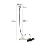 Lâmpada de Desinfeção UV com Clipe para Braço USB DC 5V, Lâmpada de Desinfeção UV com Clipe para Braço