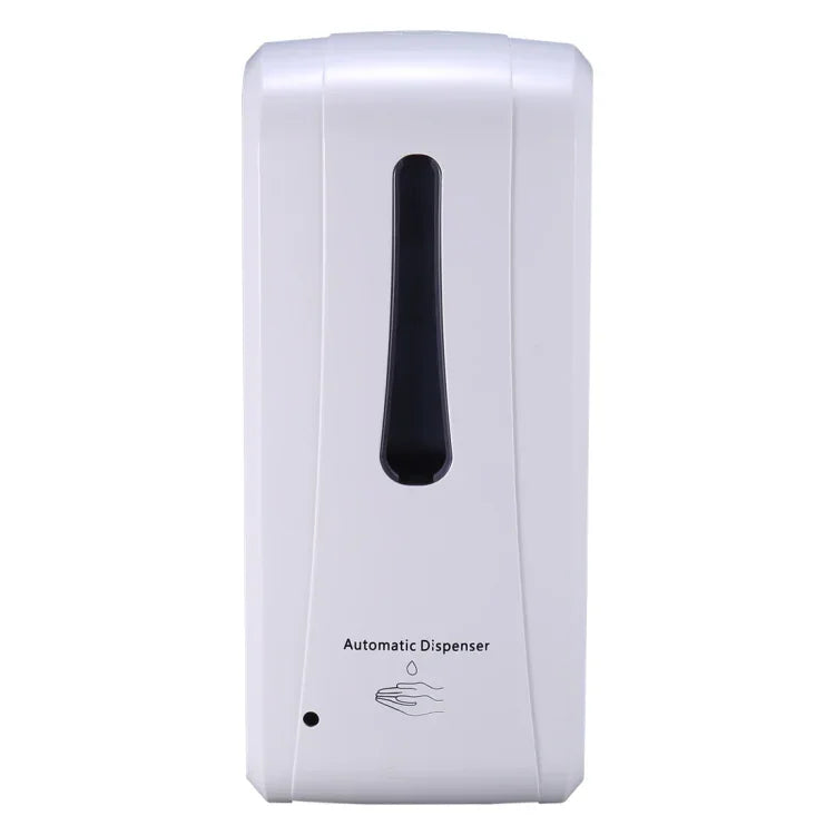 Dispensador de sabão desinfetante de parede com sensor de gotejamento de 1000ml e fecho de segurança, Dispensador de sabão