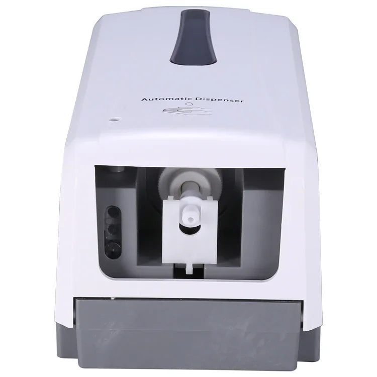 Dispensador de sabão desinfetante de parede com sensor de gotejamento de 1000ml e fecho de segurança, Dispensador de sabão