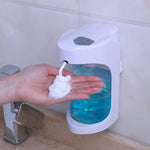 Dispensador automático de espuma de sabão de plástico de uso duplo para parede e secretária OH-Bubble