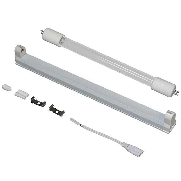 Lâmpada Portátil de Desinfeção UV de Quartzo com Ozono 110V 8W, Esterilizador UVC Anti-vírus, 110V 8W Ozono