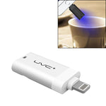 Luzes Germicidas Ultra Portáteis de 8 Pinos Sanitizador UV para Smartphone, 8 Pinos