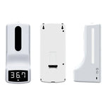 Termómetro K9 sem contacto com sensor de distância sensível à luz corporal + dispensador automático de sabão líquido sem contacto de 1000ml, K9