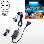 Lâmpada de Desinfeção UV Ultravioleta 220V 9W para Tanque de Peixes, Ficha UE, 9W Ficha UE