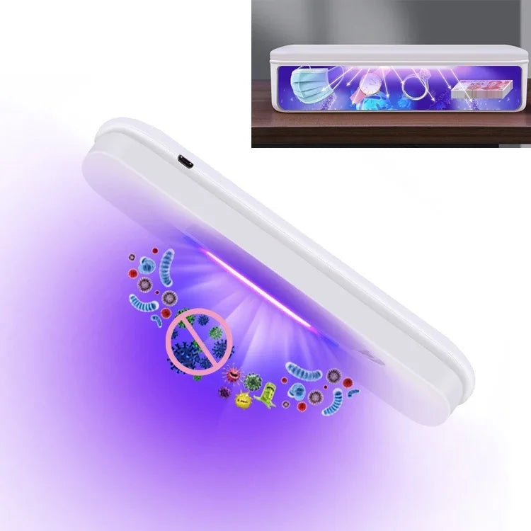 C01 Máscara Multifuncional para Telefone Móvel, Desinfecção UV, Aromaterapia, Lâmpada Ultravioleta Esterilizadora, Caixa Desinfetante, Caixa de Desinfeção Multifuncional C01