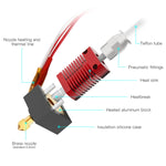 Kit de Bico de Extrusora Quente 24V 40W com Termistor de Temperatura e Tubo de Aquecimento para Impressora 3D Ender-3 da Creality