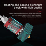 Kit de Bico de Extrusora Quente 24V 40W com Termistor de Temperatura e Tubo de Aquecimento para Impressora 3D Ender-3 da Creality