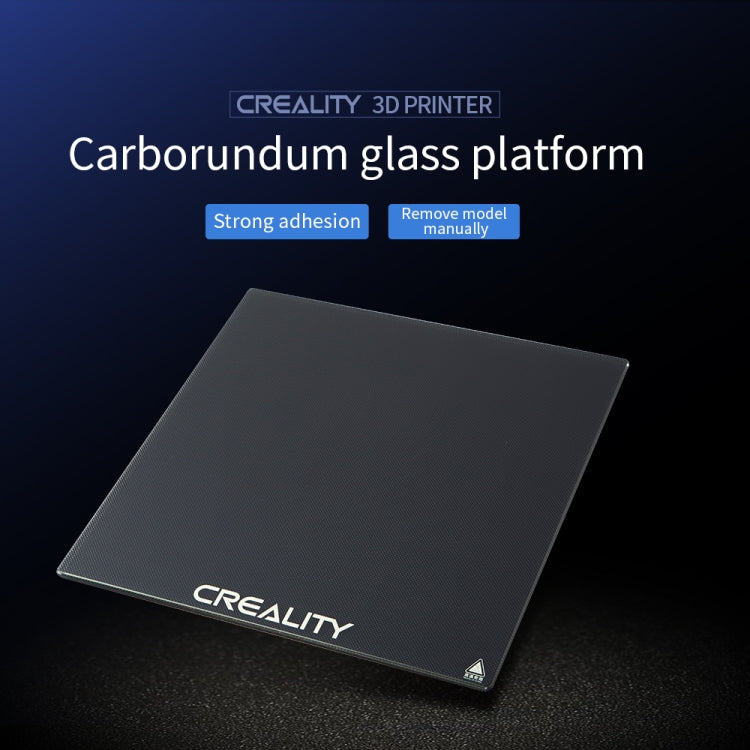 Placa de Vidro Carborundum Creality para Plataforma Aquecida da Impressora 3D Ender-3