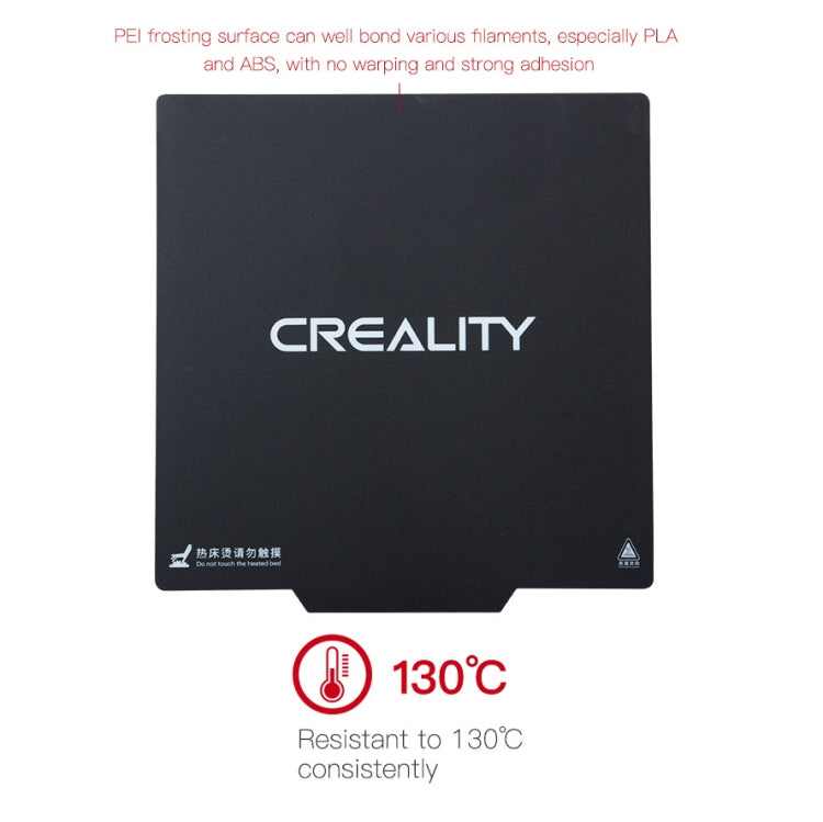 Placa de Impressão PEI Dupla Face com Folha de Aço com Mola e Base Magnética para Impressora 3D Ender-3 da Creality