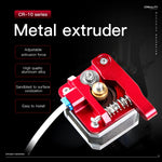 Kit de Extrusora Bowden Vermelha em Metal para Impressora 3D Creality Ender-3 / Ender-3 Pro / Ender-3 V2 / CR-10 Pro V2