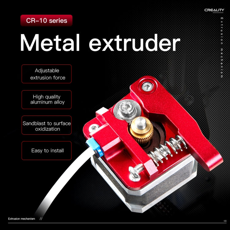 Kit de Extrusora Bowden Vermelha em Metal para Impressora 3D Creality Ender-3 / Ender-3 Pro / Ender-3 V2 / CR-10 Pro V2