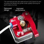 Kit de Extrusora Bowden Vermelha em Metal para Impressora 3D Creality Ender-3 / Ender-3 Pro / Ender-3 V2 / CR-10 Pro V2