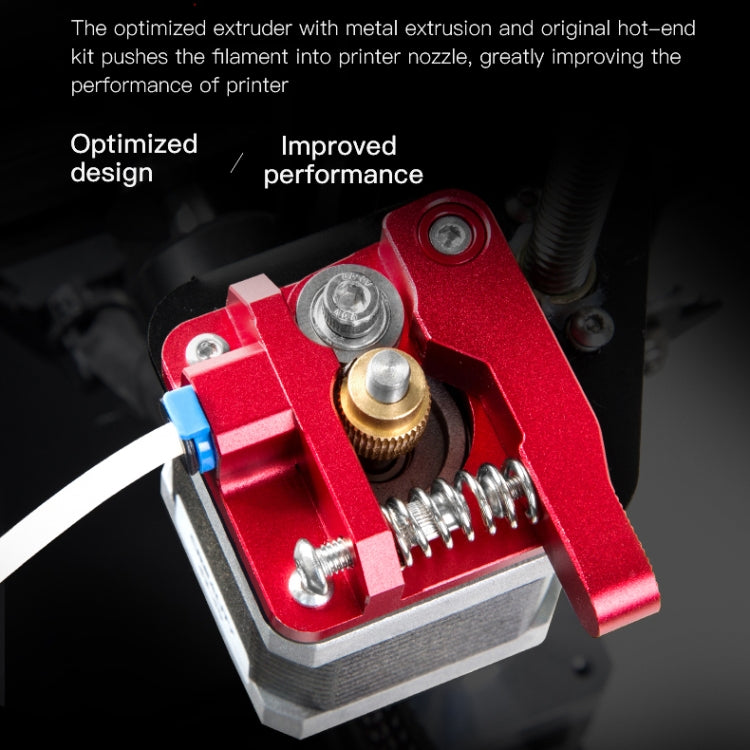 Kit de Extrusora Bowden Vermelha em Metal para Impressora 3D Creality Ender-3 / Ender-3 Pro / Ender-3 V2 / CR-10 Pro V2