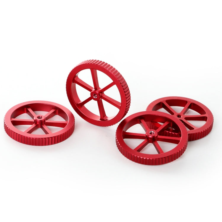 Porca de Nivelamento Manual Vermelha em Metal para Impressora 3D Creality Ender-3 / Ender-3 Pro / Ender-3 V2 / CR-10 Pro V2