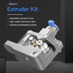 Kit Extrusora Bowden de Bloco Metálico Prateado Creality para Impressora 3D Ender-3 / Ender-3 Pro / Ender-3 V2 / CR-10 Pro V2