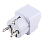 Carregador Adaptador de Tomada Portátil Universal de Ficha UK para Ficha EU com Fusível
