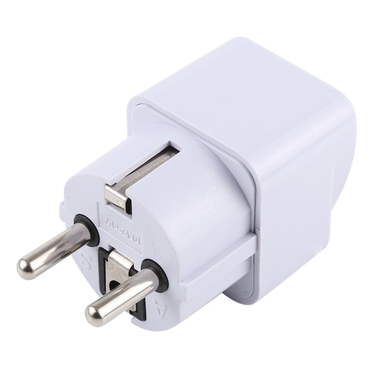 Carregador Adaptador de Tomada Portátil Universal de Ficha UK para Ficha EU com Fusível