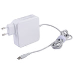 Adaptador de Energia USB-C / Type-C 87W Carregador Portátil com Cabo de Carregamento de 1,8m, Plugue EU