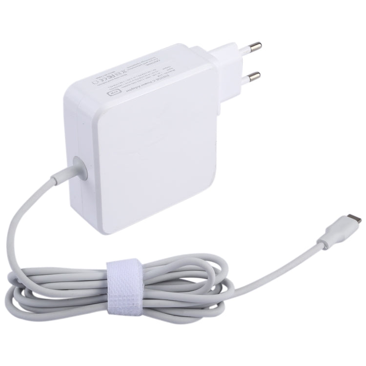 Adaptador de Energia USB-C / Type-C 87W Carregador Portátil com Cabo de Carregamento de 1,8m, Plugue EU