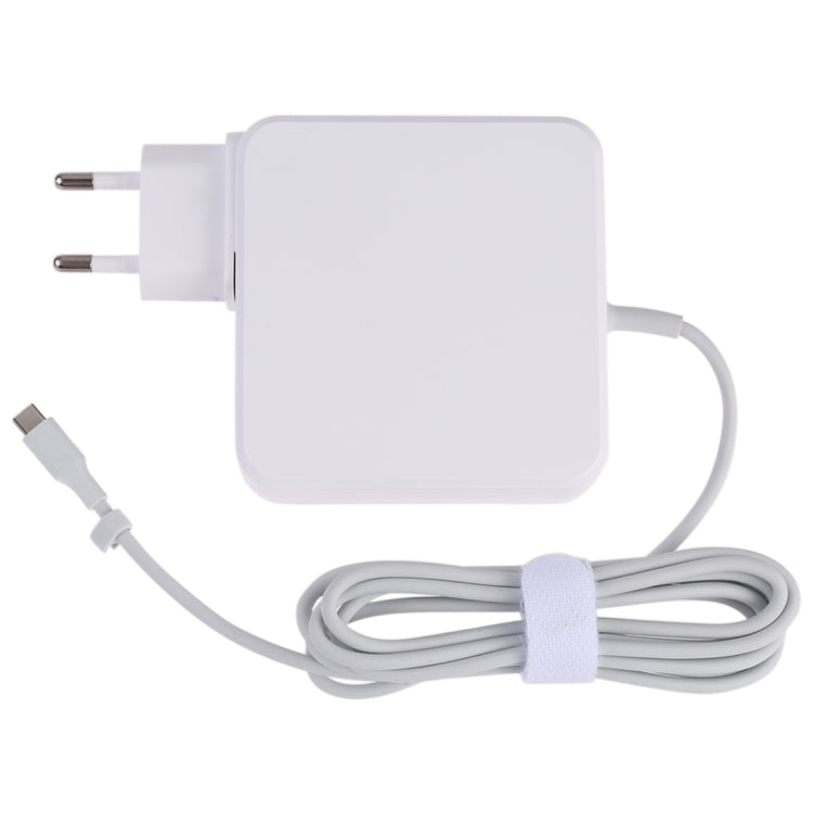 Adaptador de Energia USB-C / Type-C 87W Carregador Portátil com Cabo de Carregamento de 1,8m, Plugue EU
