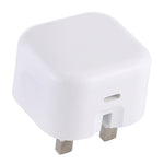 Carregador de Viagem PD de Carregamento Rápido, Adaptador Quick Charge, Ficha UK