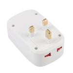 NK-823 Adaptador de Energia para Carregador de Viagem com Dupla USB 2000W, Ficha UK