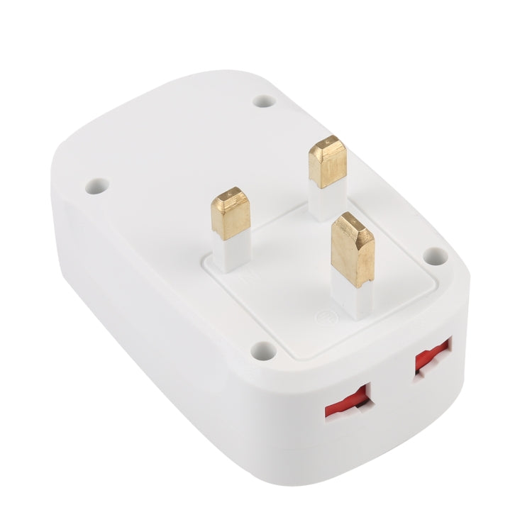 NK-823 Adaptador de Energia para Carregador de Viagem com Dupla USB 2000W, Ficha UK