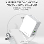Carregador Rápido Dobrável LDNIO A4403C 30W PD + Auto-id com Cabo de 8 Pinos de 1m, Plugue AU, com Cabo de 8 Pinos, 30W com Cabo de 8 Pinos