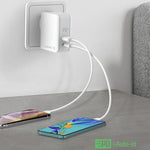Carregador Rápido Dobrável LDNIO A4403C 30W PD + Auto-id com Cabo de 8 Pinos de 1m, Plugue AU, com Cabo de 8 Pinos, 30W com Cabo de 8 Pinos