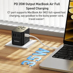 Adaptador de Energia de Carregamento Rápido MOMAX 1-World UA9 PD 35W, UA9