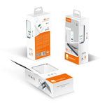 LDNIO A4403C Carregador Rápido Dobrável de Viagem 30W PD + Auto-id com Cabo Micro USB de 1m, Ficha EU, com Cabo Micro USB