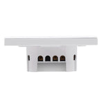 Interruptor de Parede Inteligente WS-EU-01 com Painel de Vidro Temperado, Controlo por APP EWeLink e Toque, 2A 1 Canal, AC 90V-250V, Plugue UE, 1 Canal