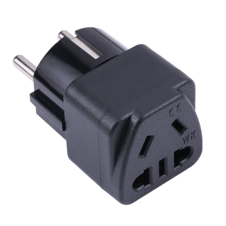 Adaptador de energia portátil universal de cinco furos WK para ficha EU, WK para EU, WK para UK