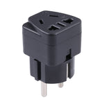 Adaptador de energia portátil universal de cinco furos WK para ficha EU, WK para EU, WK para UK
