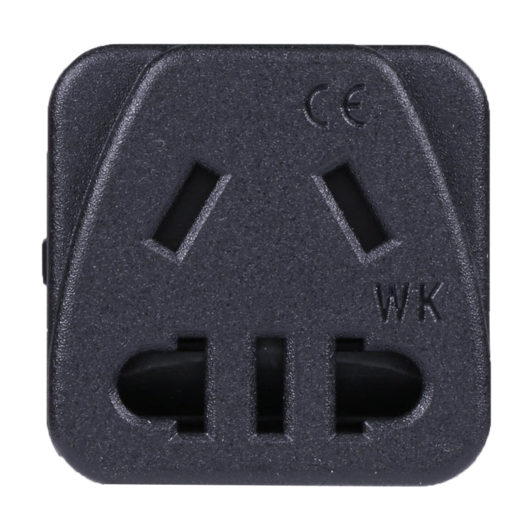 Adaptador de energia portátil universal de cinco furos WK para ficha EU, WK para EU, WK para UK