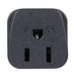 Adaptador de energia portátil com ficha de três pinos US para UK, US para EU, US para UK