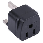 Adaptador de energia portátil com ficha de três pinos US para UK, US para EU, US para UK