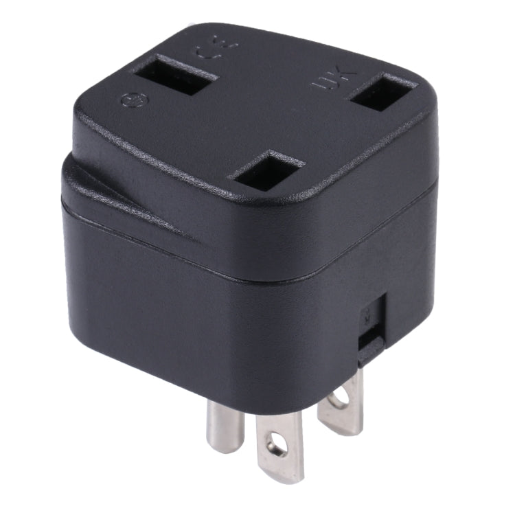 Adaptador de energia portátil com ficha de três pinos UK para US e México, UK para US