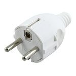 Plugue de Energia Tripolar com Fiação Lateral, Plugue EU