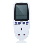 Medidor de Energia LCD AC 230-250V 50Hz Máx 13A Watt Volt Analisador de Potência Tensão Monitor Automático de Eletricidade, Plugue UK, AC 230-250V Plugue UK