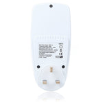 Medidor de Energia LCD AC 230-250V 50Hz Máx 13A Watt Volt Analisador de Potência Tensão Monitor Automático de Eletricidade, Plugue UK, AC 230-250V Plugue UK