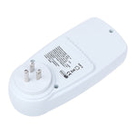 Medidor de Energia LCD AC 120V 60Hz Máx 15A Watt Amps Volt Monitor de Uso de Eletricidade, Plugue US, AC 120V Plugue US