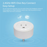 Tomada Inteligente WiFi NEO NAS-WR06W para EUA, com Controlo Remoto de Ligação/Desligação via App e Função de Temporizador, NAS-WR06W