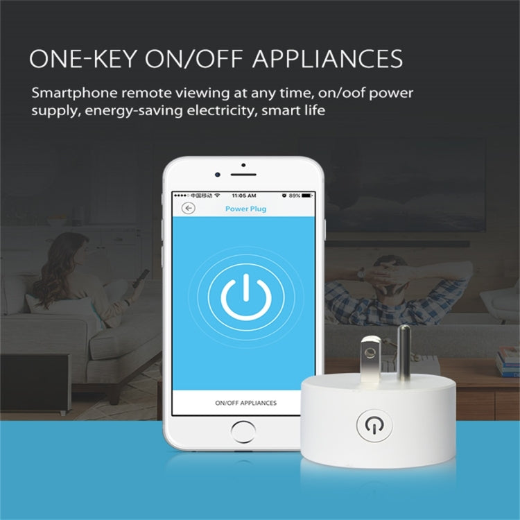 Tomada Inteligente WiFi NEO NAS-WR06W para EUA, com Controlo Remoto de Ligação/Desligação via App e Função de Temporizador, NAS-WR06W