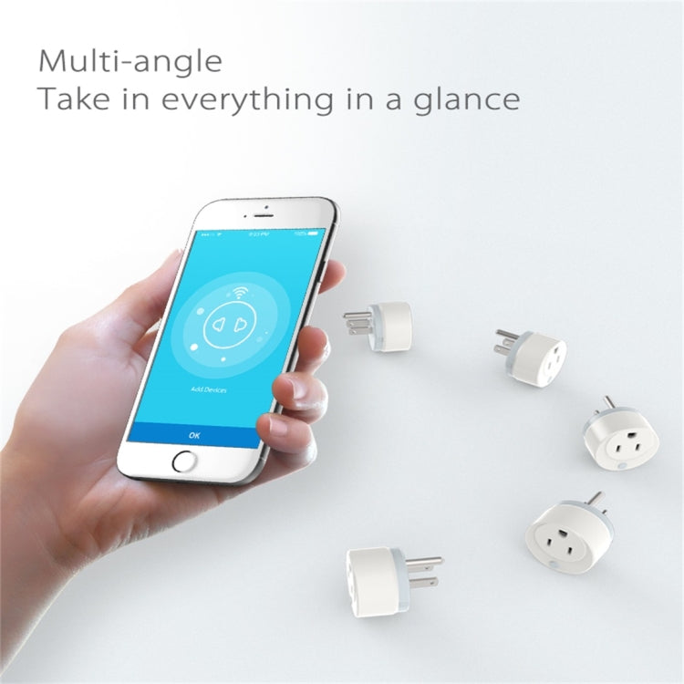 Tomada Inteligente WiFi NEO NAS-WR06W para EUA, com Controlo Remoto de Ligação/Desligação via App e Função de Temporizador, NAS-WR06W