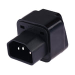 Adaptador de Energia Portátil Universal de Tomada para Plugue Macho C14 UPS PDU APC para Computador e Servidor, Adaptador C14, Plugue C14
