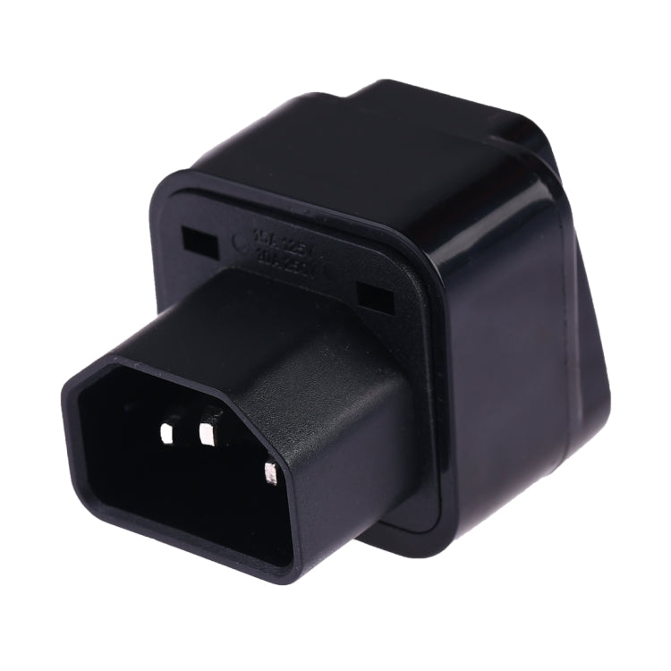 Adaptador de Energia Portátil Universal de Tomada para Plugue Macho C14 UPS PDU APC para Computador e Servidor, Adaptador C14, Plugue C14